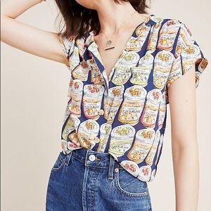 50 of 52 conversation Anthropologie blouse — size small